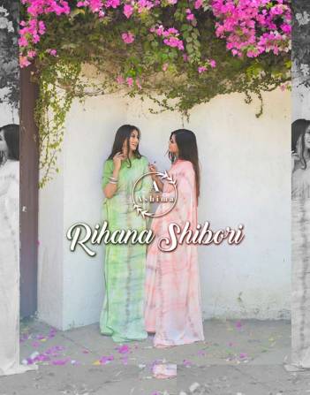 Rihana Shibori By Ashima Designer Sequence Embroidered Saree Collection